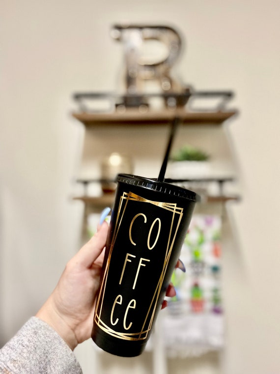 Iced Coffee Cup 24 Oz Custom Cup Reusable Cup Etsy