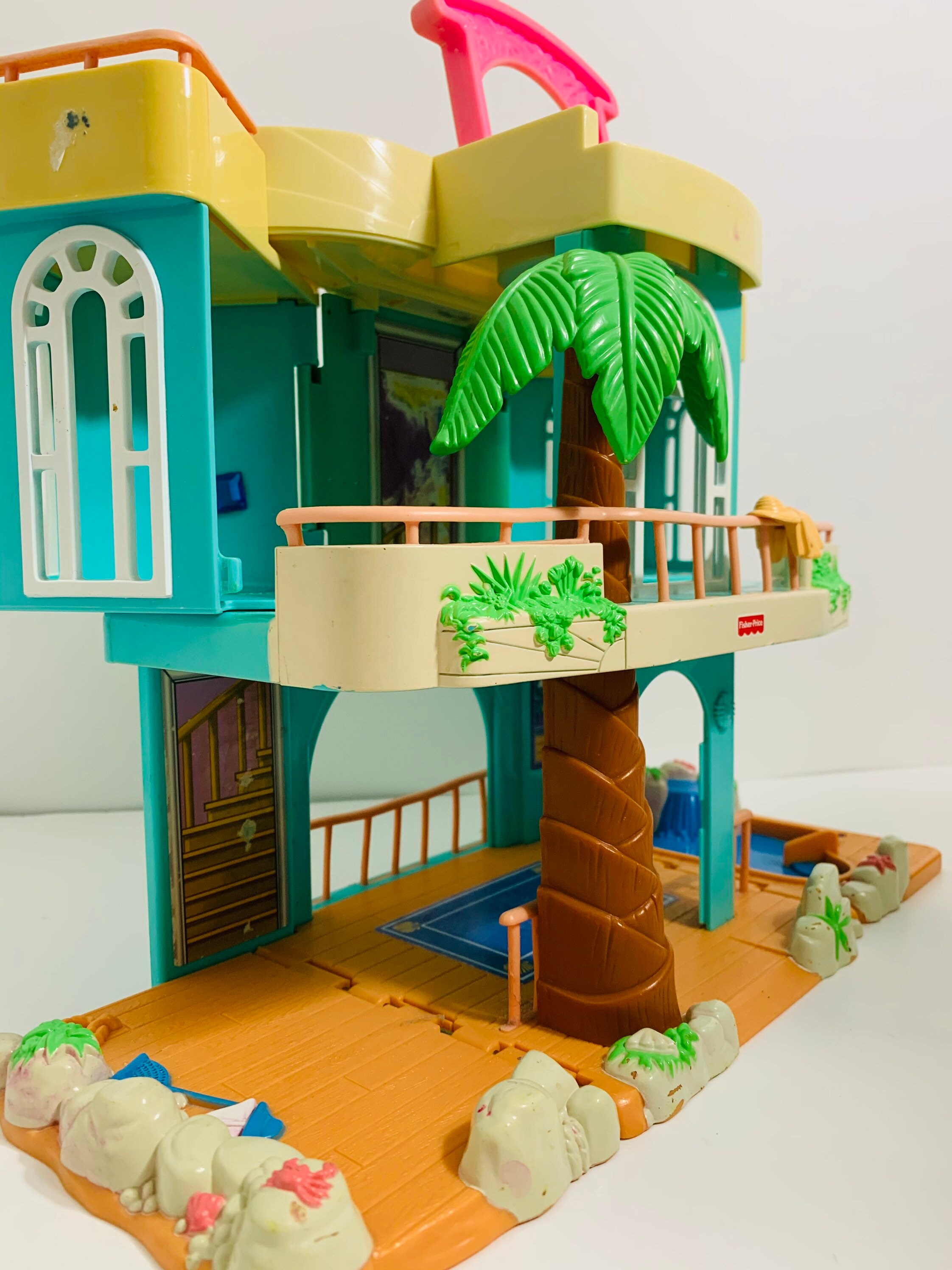 Fisher Price Sweet Streets Beach House Dollhouse Fisher Price Etsy