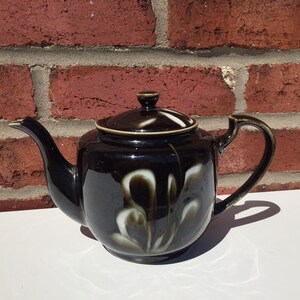 Vintage TeaPot Hand Painted With Gold Trim Japan After WWII Used for Saving Money Toward the War Effort Beautiful Piece Great History