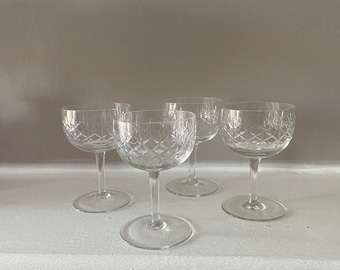 Vintage Tasse, kleines Weinglas, Weingläser, Schnapsgläser, Sektflöten, Mimosa Gläser, Kristallgläser, Vintage Glas