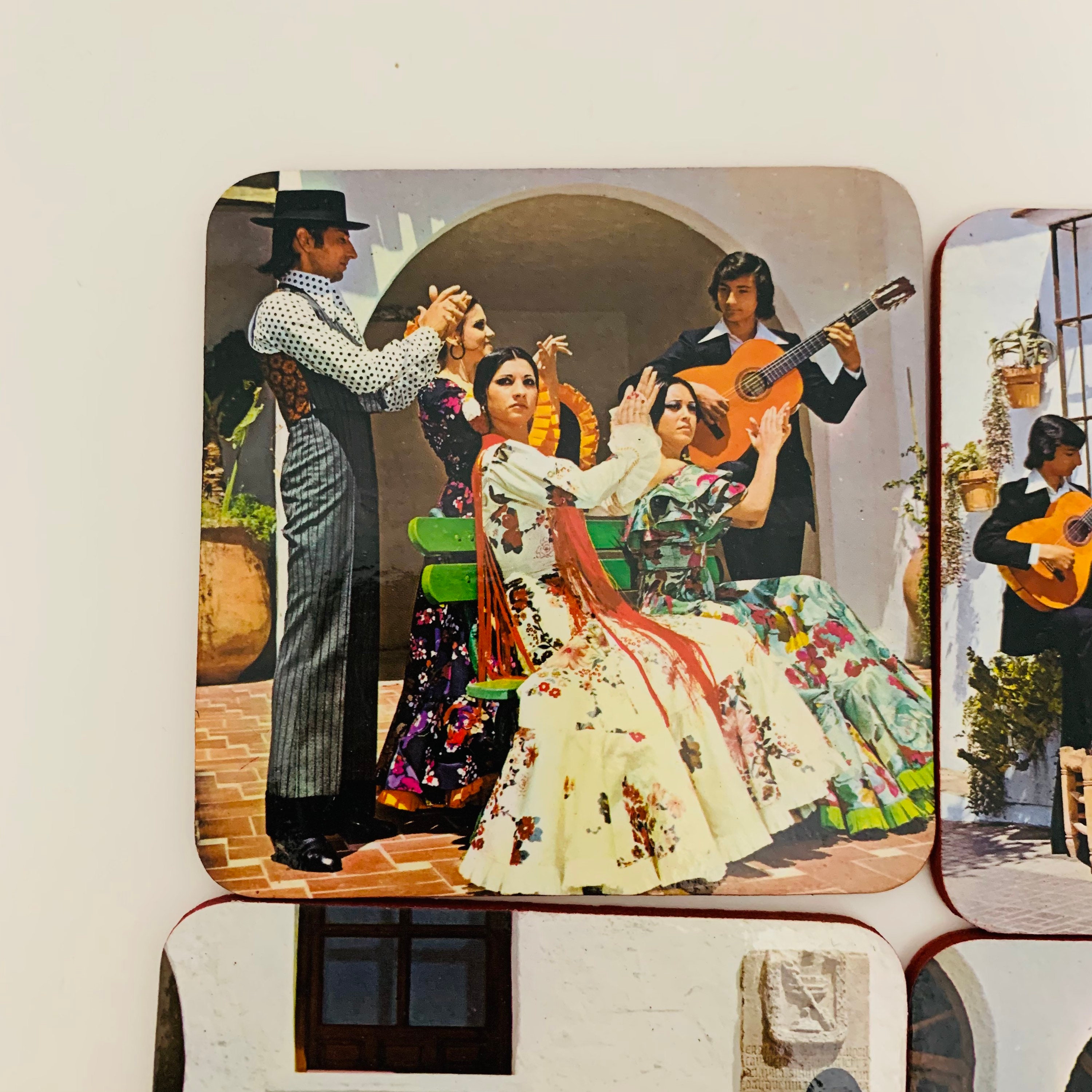 VTG Spanish Flamenco Coasters Flamenco Dancers Photography Etsy