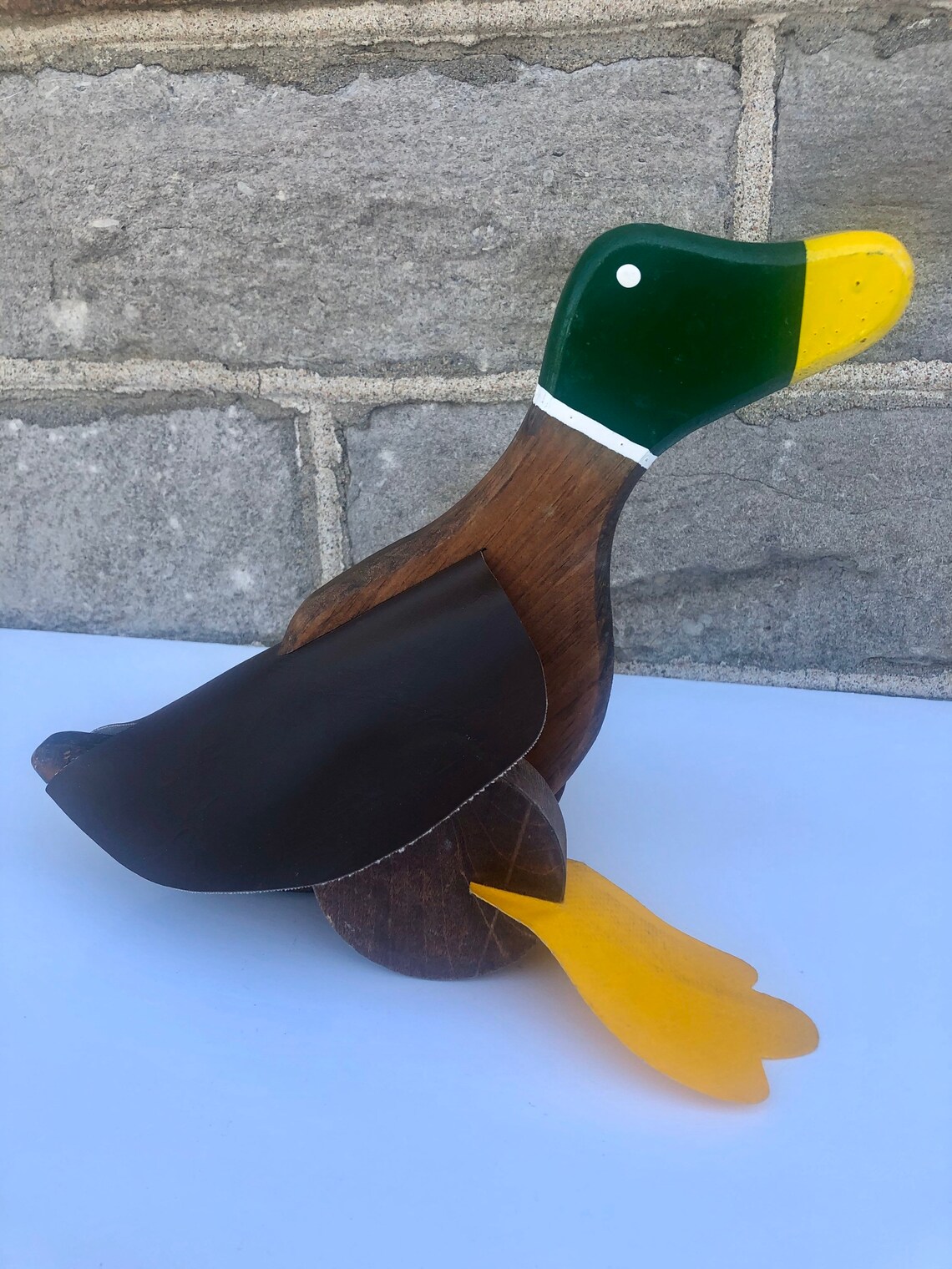Vintage wooden duck Toy Made in Canada Vintage toy Etsy