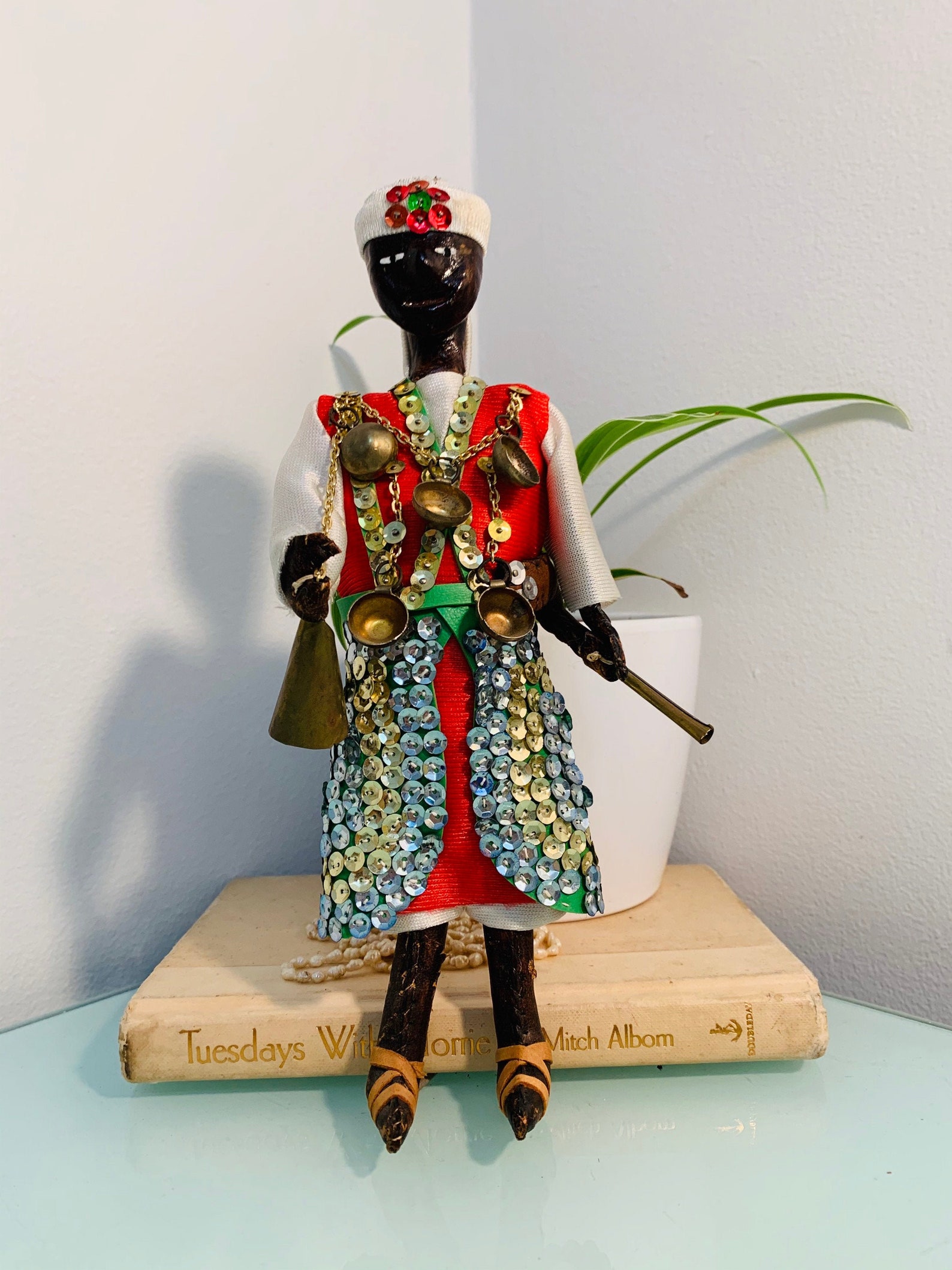 Vintage Moroccan water man figurine Moroccan water seller Etsy
