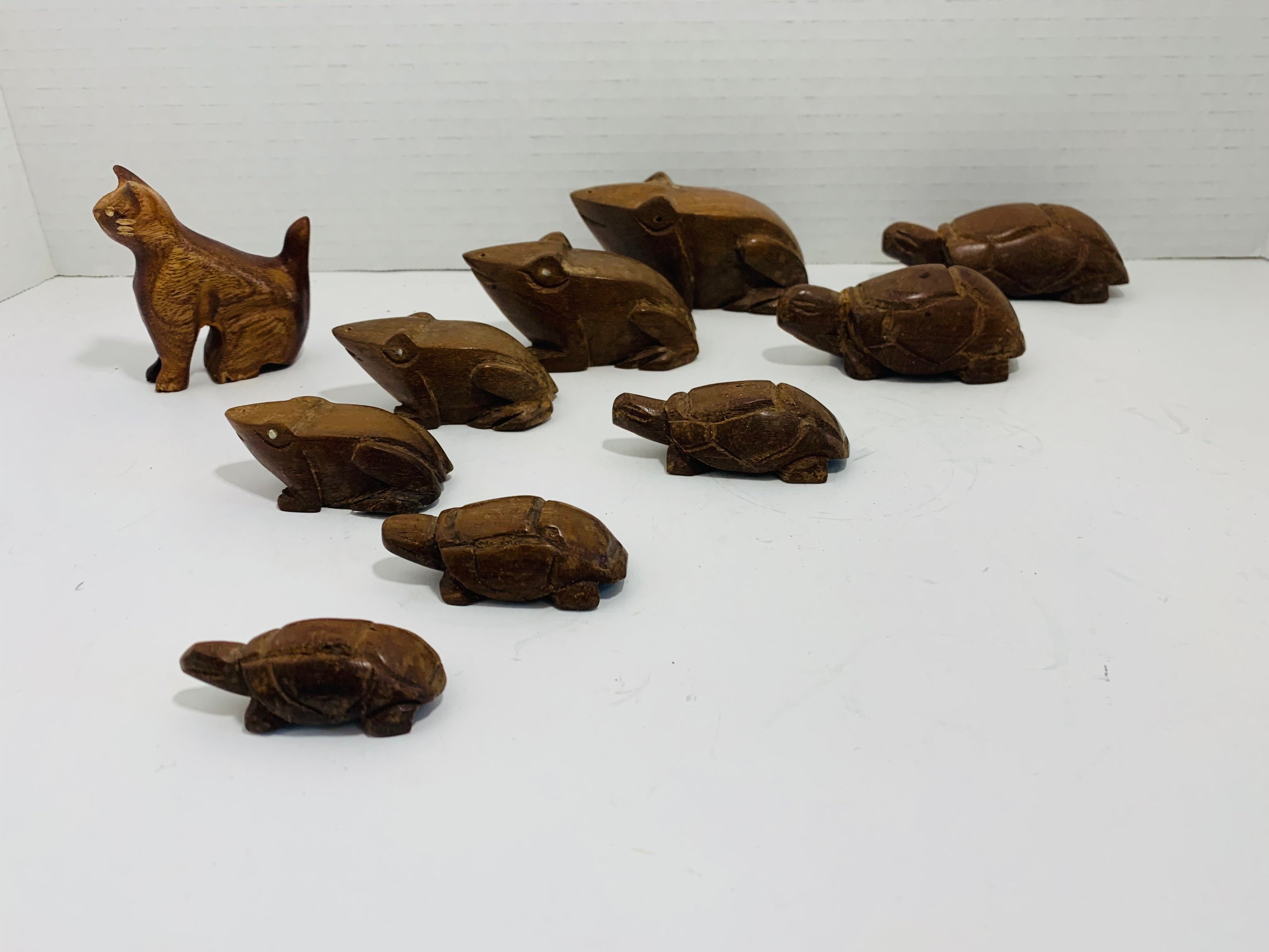 Handgemachte Holz Tiere Figuren Holz Schildkröte Figur Holz | Etsy