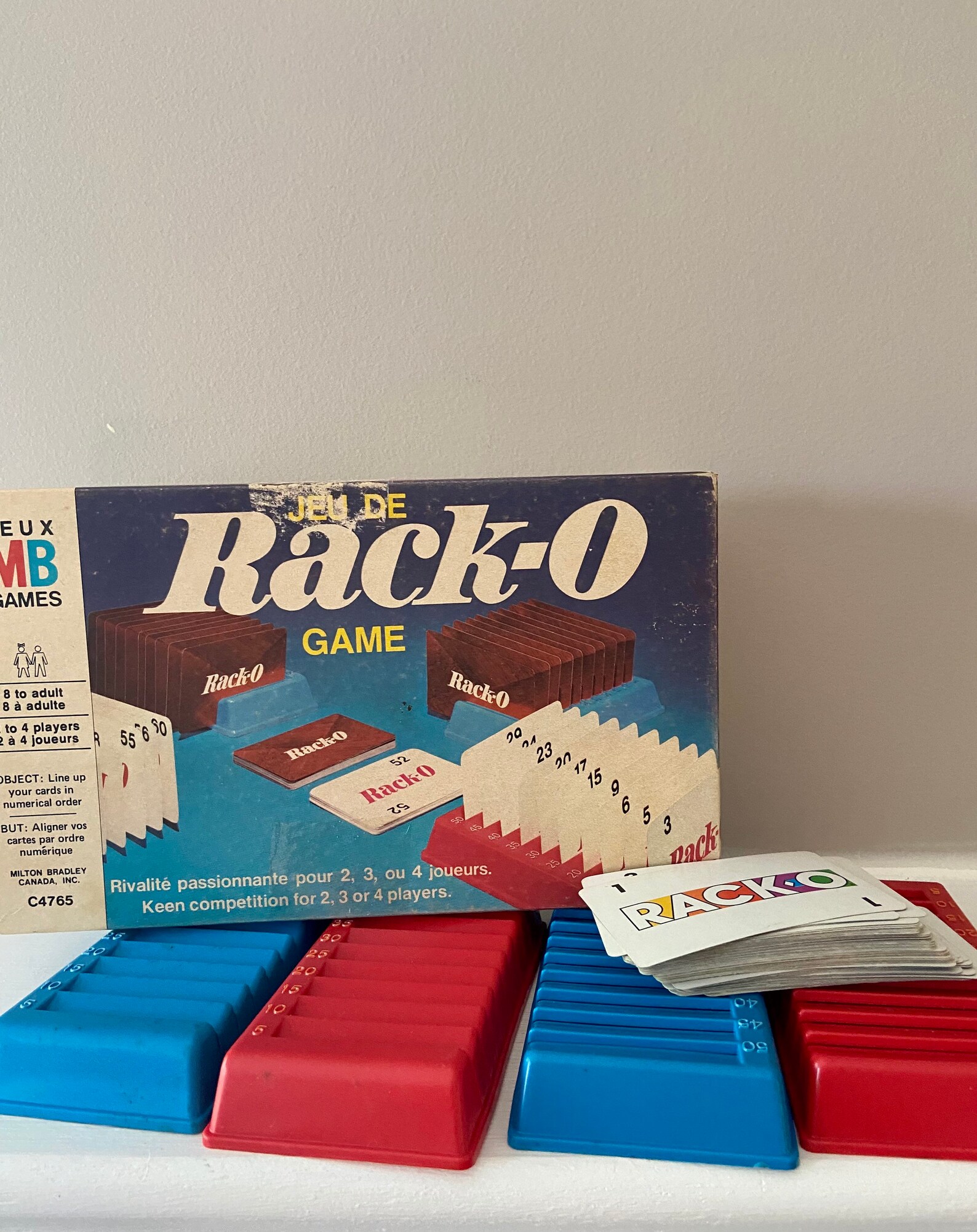 RackO game vintage game card game Original Box Vintage Etsy