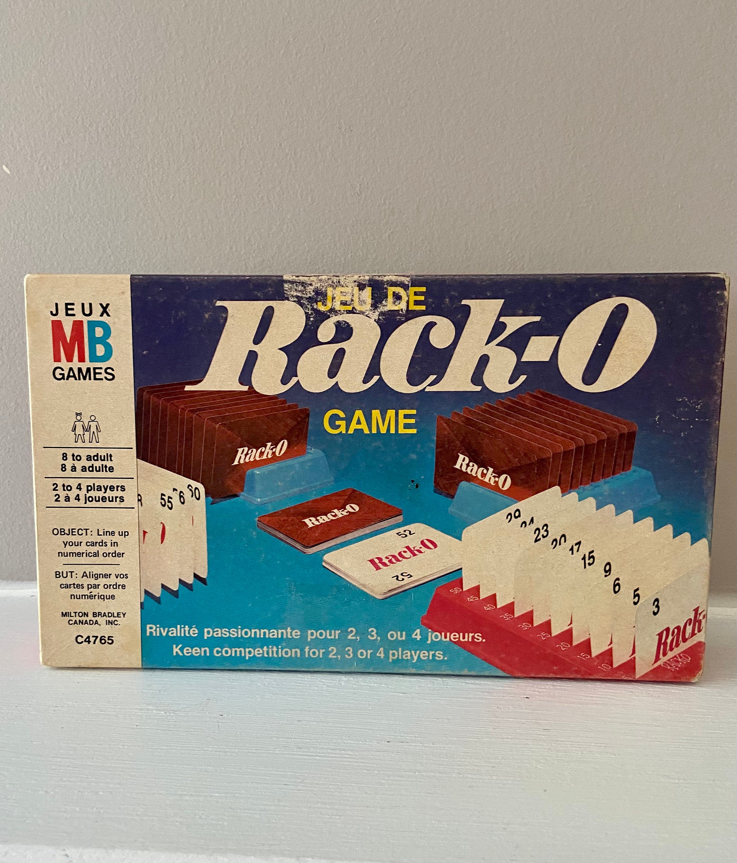 RackO game vintage game card game Original Box Vintage Etsy