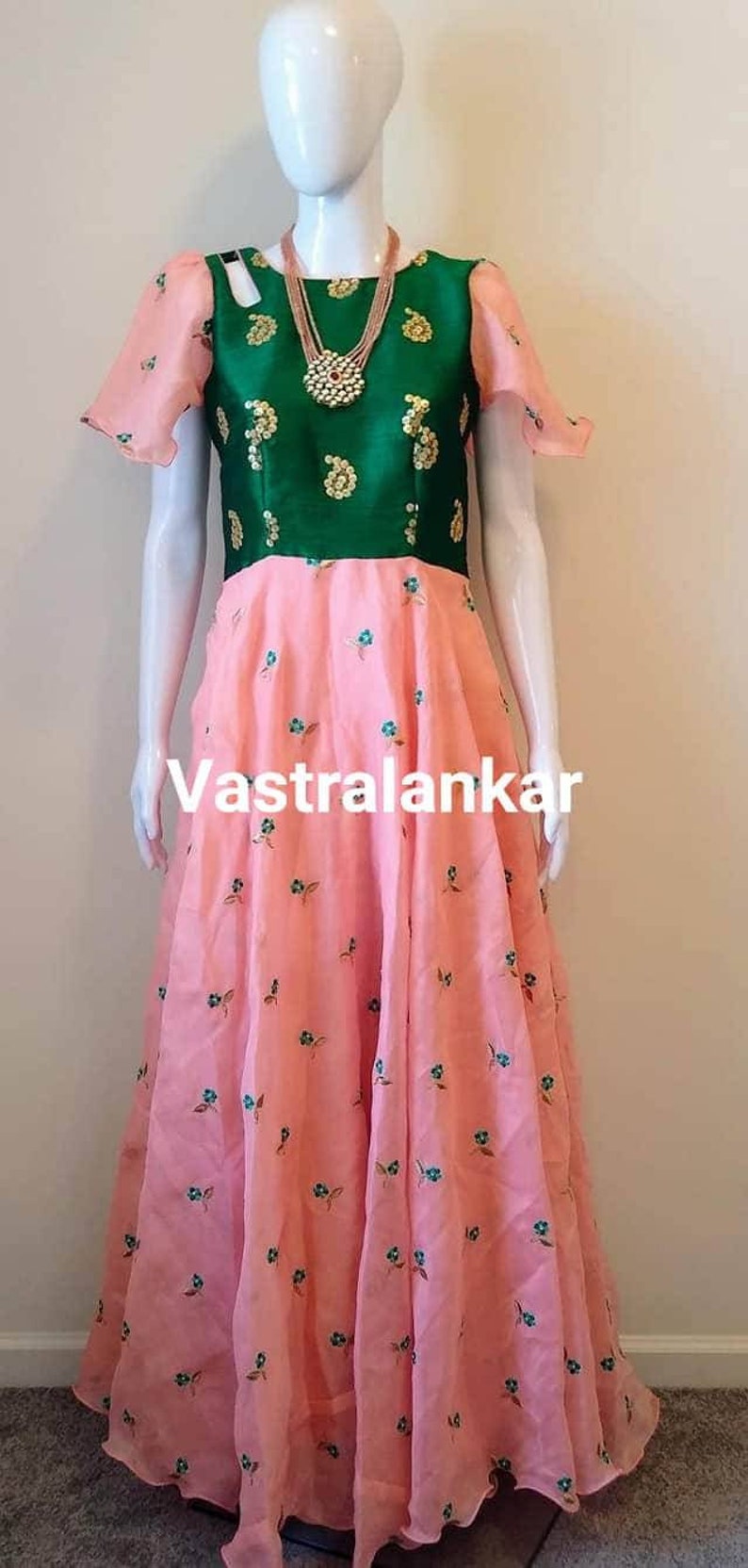 hand designs for long frocks