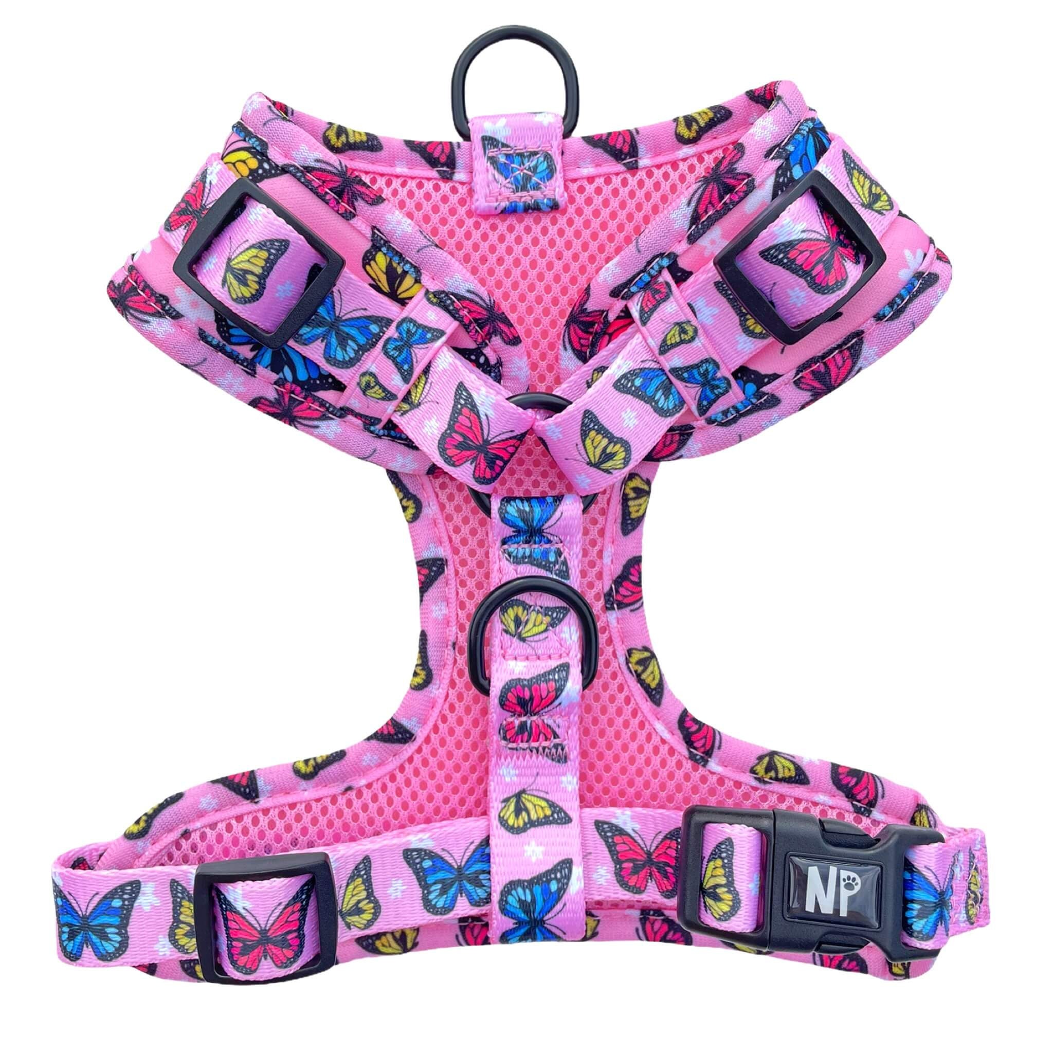 Blooming Butterflies Adjustable Dog Harness with Matching Etsy