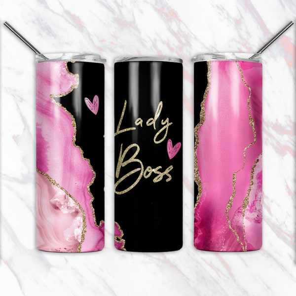 ガールボス / レディボス / タンブラー / 20オンスタンブラー / 誕生日 / クリスマス / バレンタインデー / ギフト / カスタムタンブラー