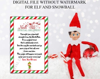 Elf Hot Chocolate Bomb Tags Bomb Instructions Hot Cocoa Favor Tags Elf Arrival Christmas Gift North Pole Printable
