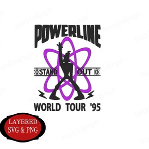 SVG-bestand, Cricut-bestand, PNG-bestand, Powerline SVG