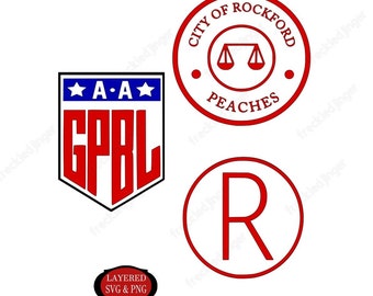 SVG file, Cricut cut file, PNG file, costume accessories, rockford, peaches, baseball costume