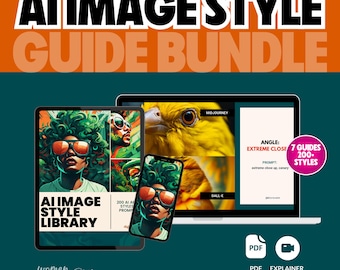 200 AI Art Styles | 7 Style Guides Midjourney & Dalle