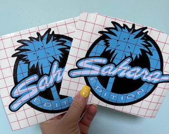 Logo Jeep Sahara RETRO