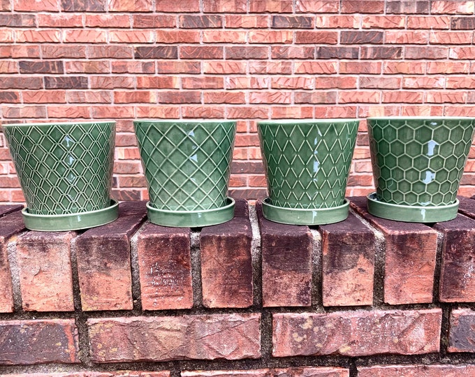 Ceramic Flower Pot Ceramic Planter Flower Pot With Drainage Etsy