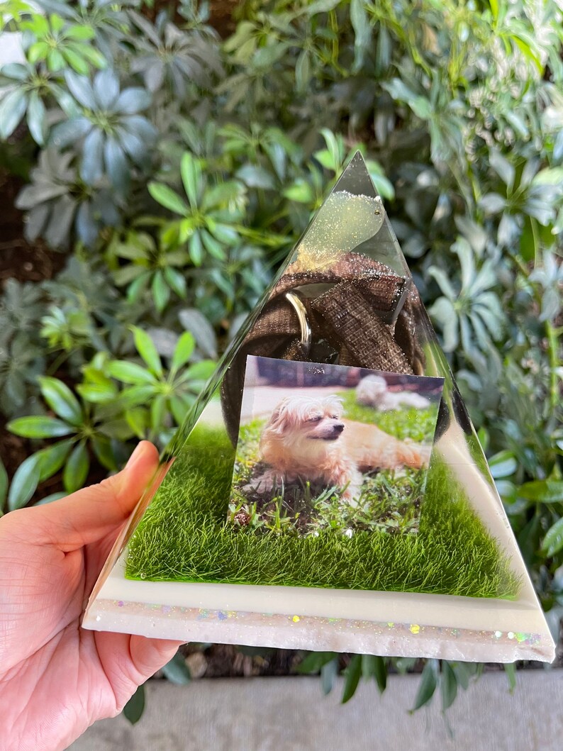 Memorial Pyramid. Dog Memorial. Custom Pyramid. Custom Resin Etsy