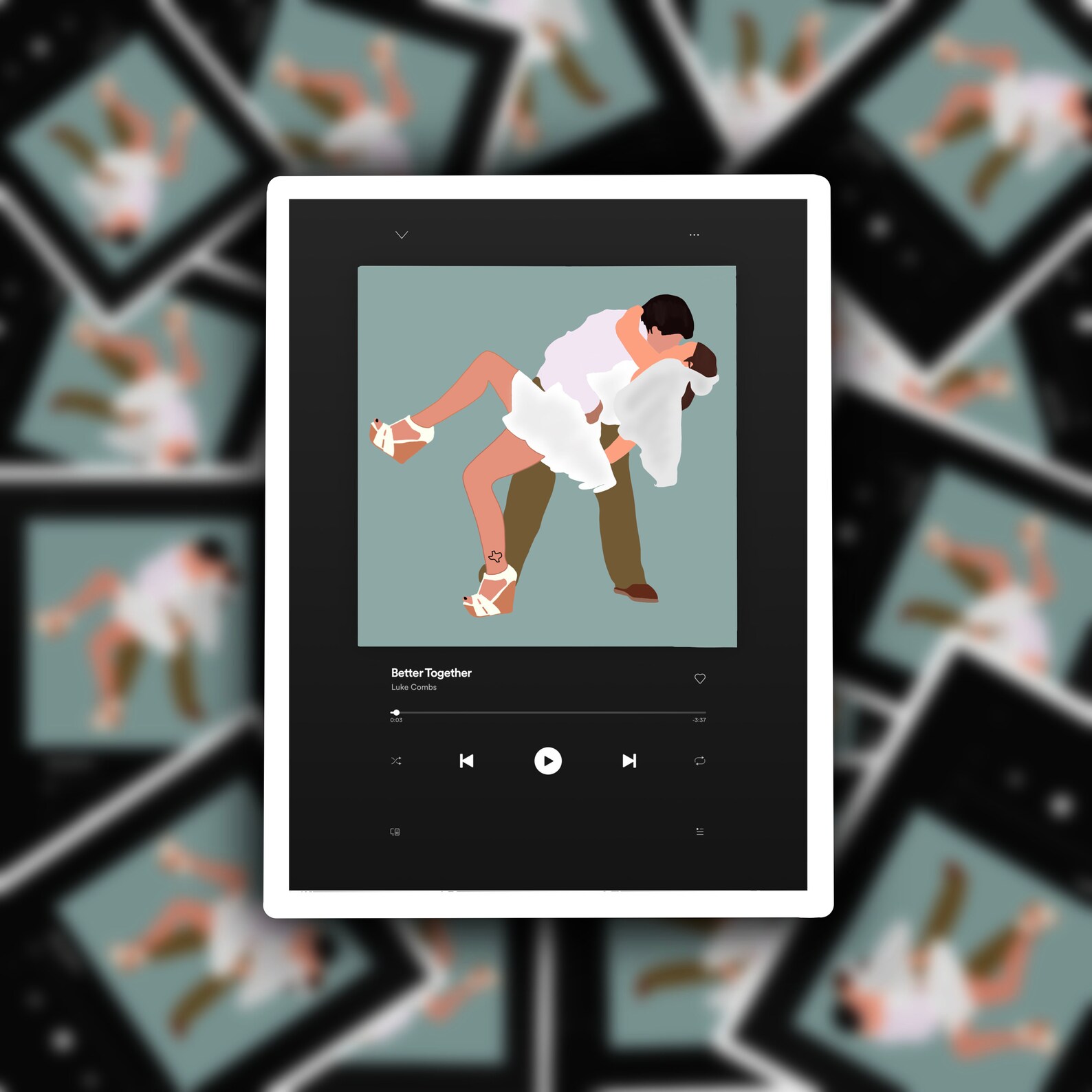 Spotify Music Personalized Sticker Spotify Sticker Hydro Etsy