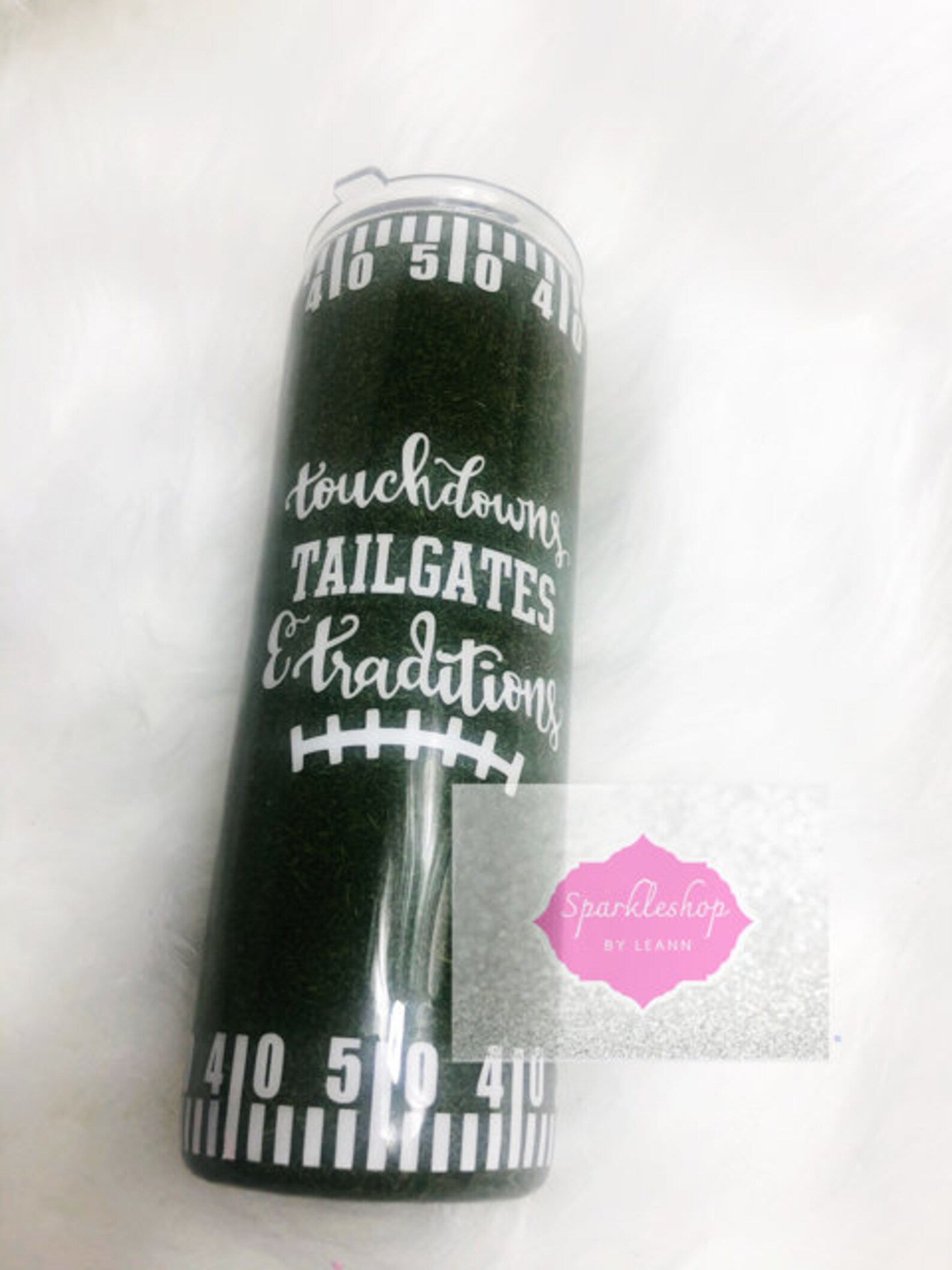 Ready to Ship Realistic Turf Football Field Tumbler. Etsy