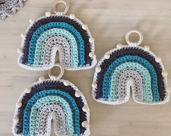 PATTERN Easy Crochet Rainbow Wall Hanging