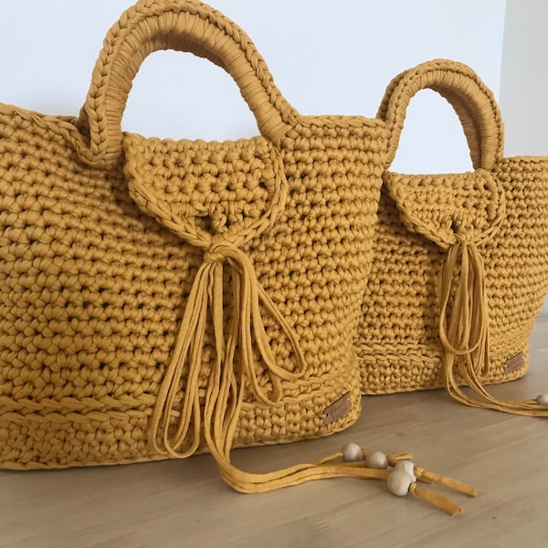 PATTERN Easy Crochet Tote Bag