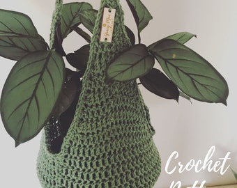 PATTERN Easy crochet plant hanger