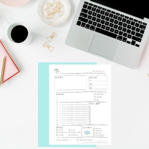 Daily Realtor Planner Page