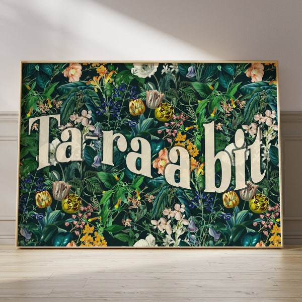 Black Country Slang Print: Ta-ra A Bit, Yam Yam Typography