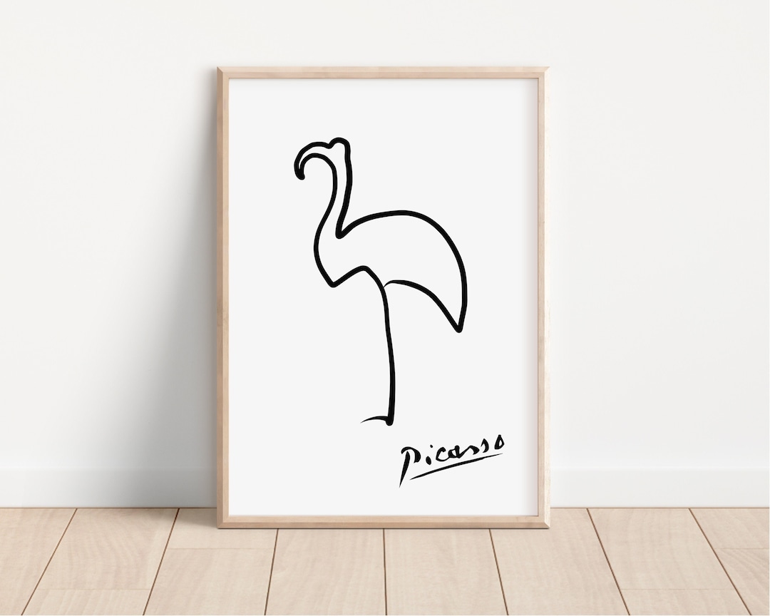 数量限定SALE - プリント ピカソ フラミンゴ、Le Rose、線画、パブロ Flamand 絵画