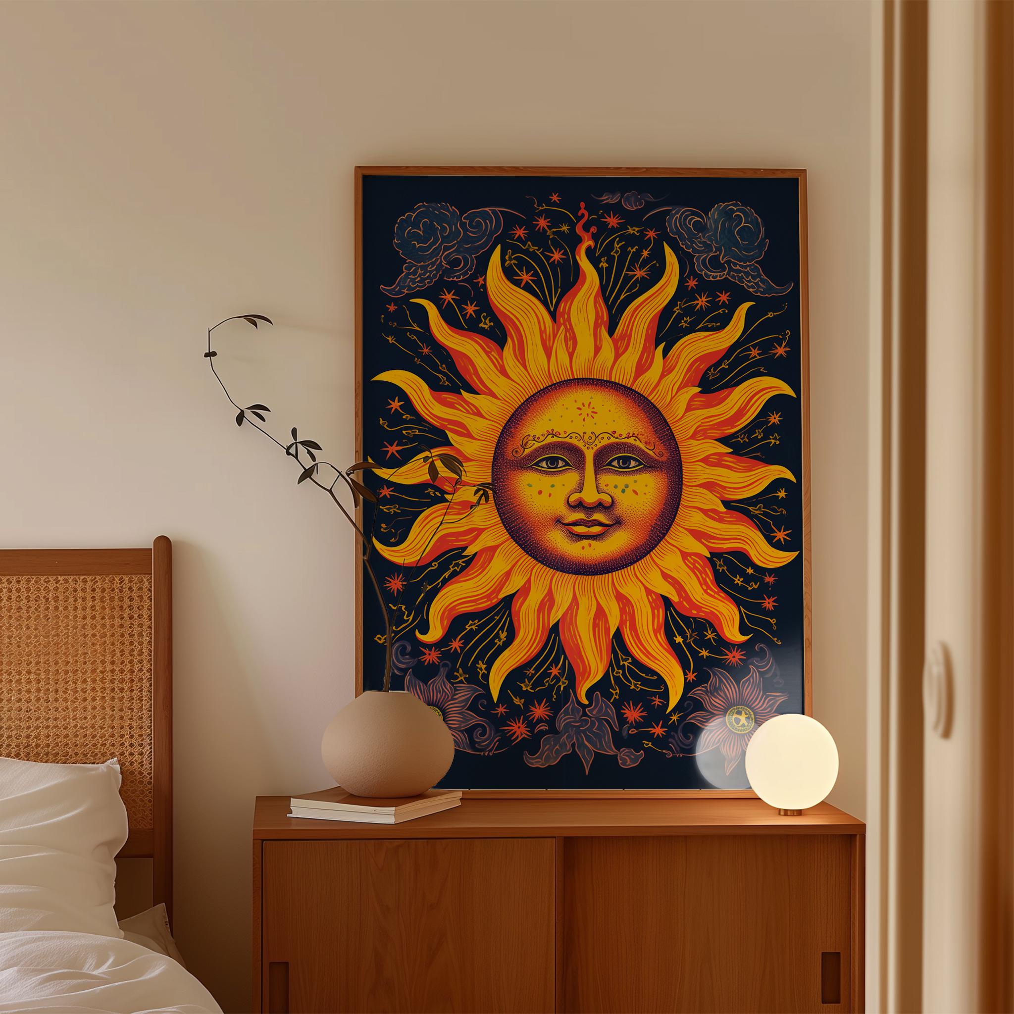 Society6 ケース Moon and stars by Inmyfantasia Vintage moon and sun stars celestial