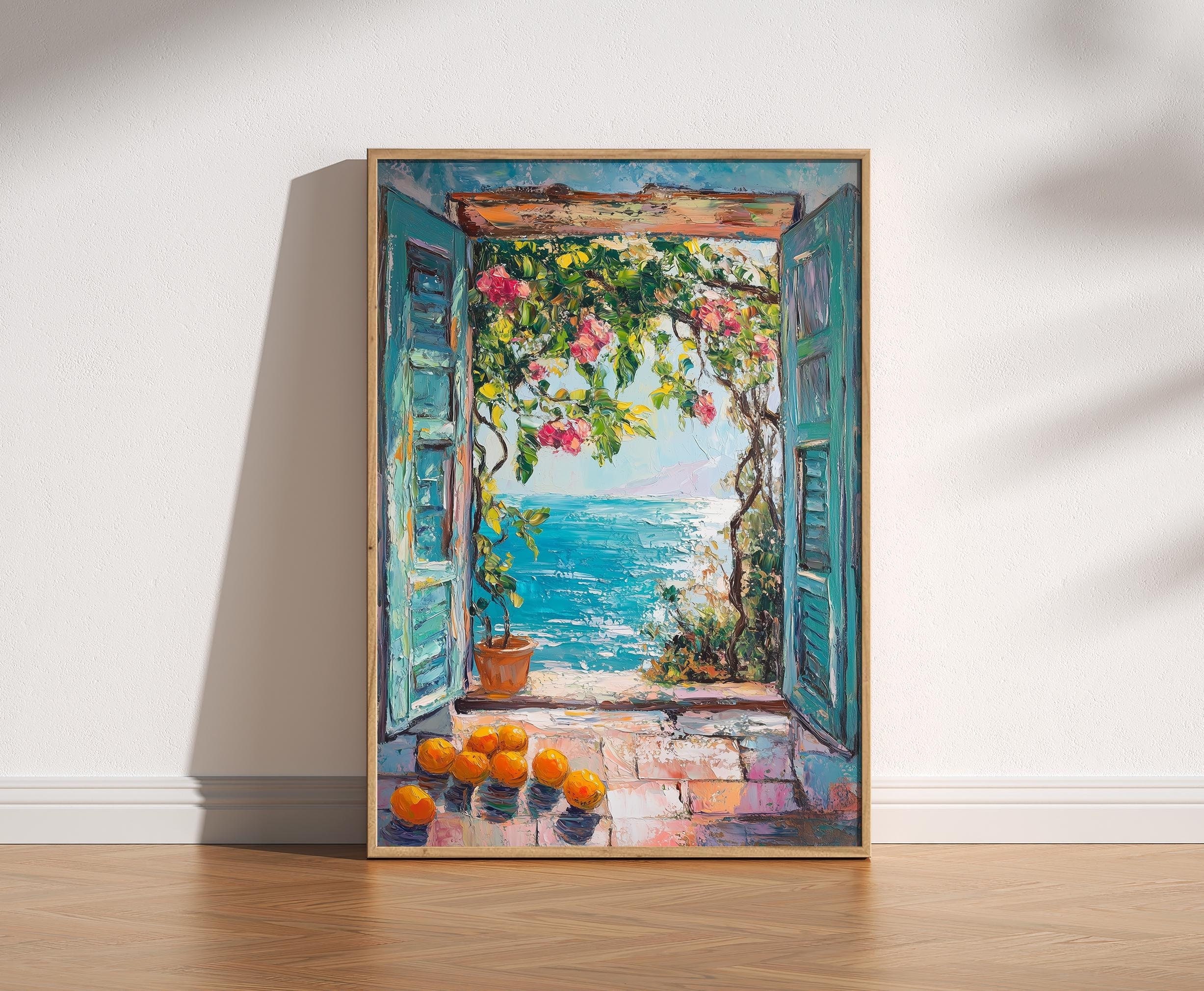 WINDOW of MONE 水彩画 Open Window Henri Matisse Print, Henri Matisse Style Fauvism