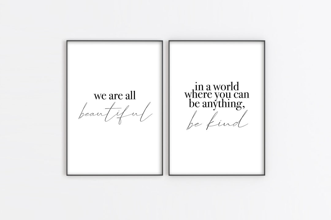 SET OF 2 Bedroom Prints Wall Art Home Decor Bedroom Decor Etsy