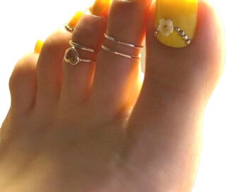 Toe Rings Gold Women 4 bands Ring Toe Rings for Women Toe Ring Gold Filled 4 strands Gold Toe Ring Gold Toe Ring Size 2 3 4 5