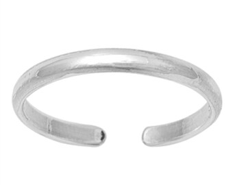 925 Solid Sterling Silver Woven Plait Toe Ring - Etsy