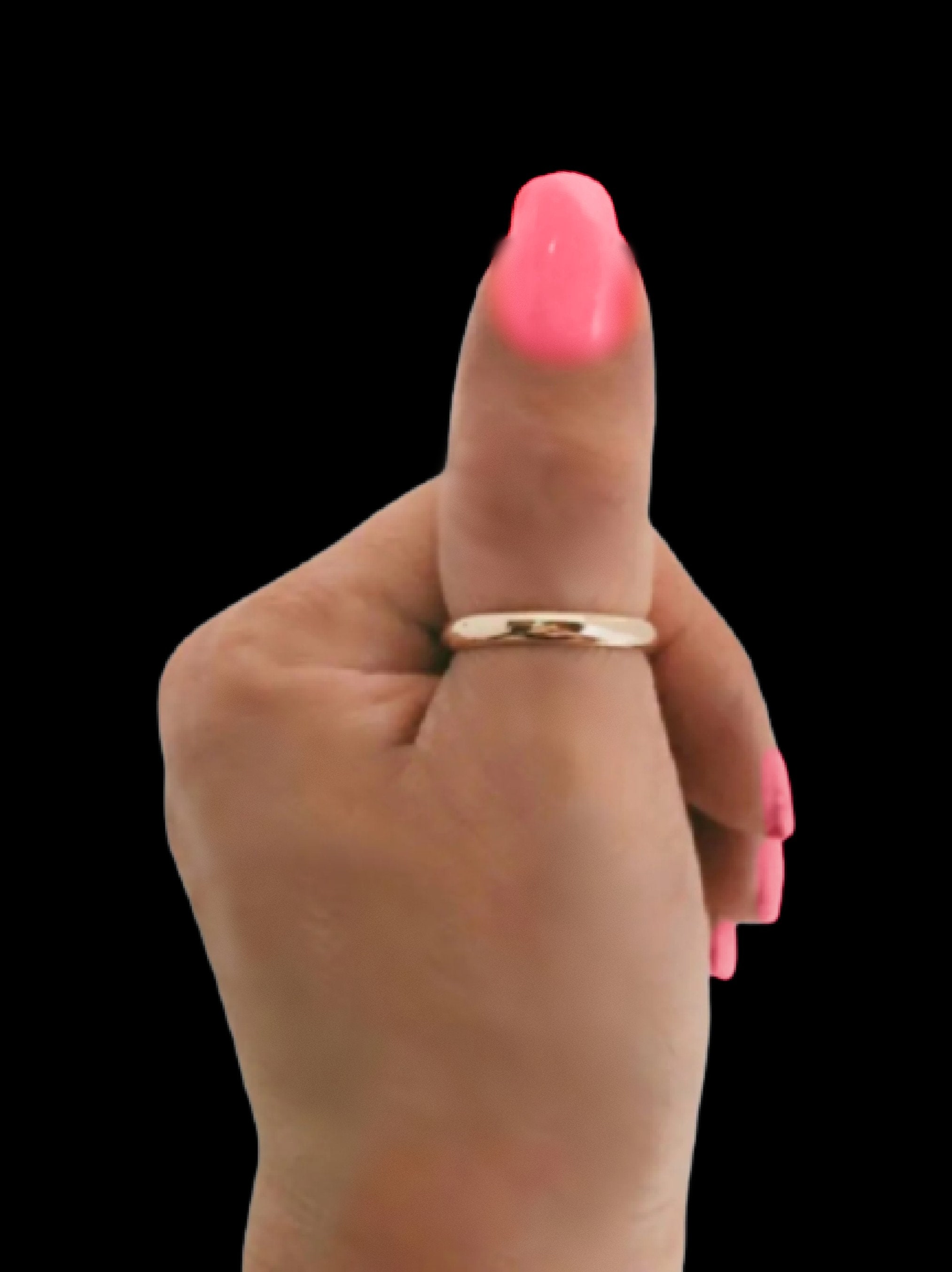 Gold clearance ring thumb