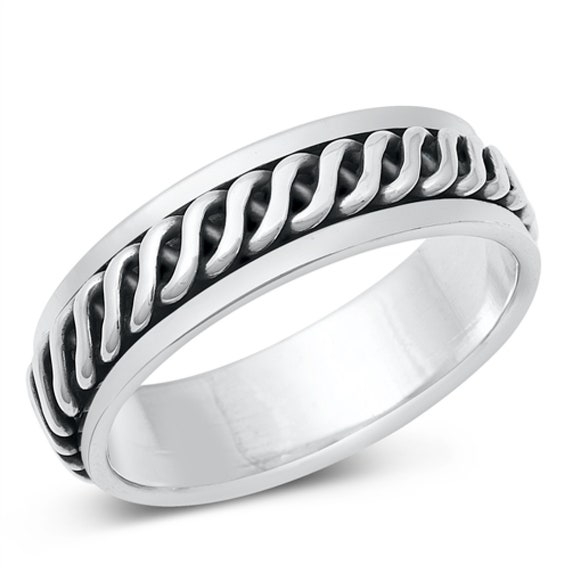 Mens sterling 2024 silver rings