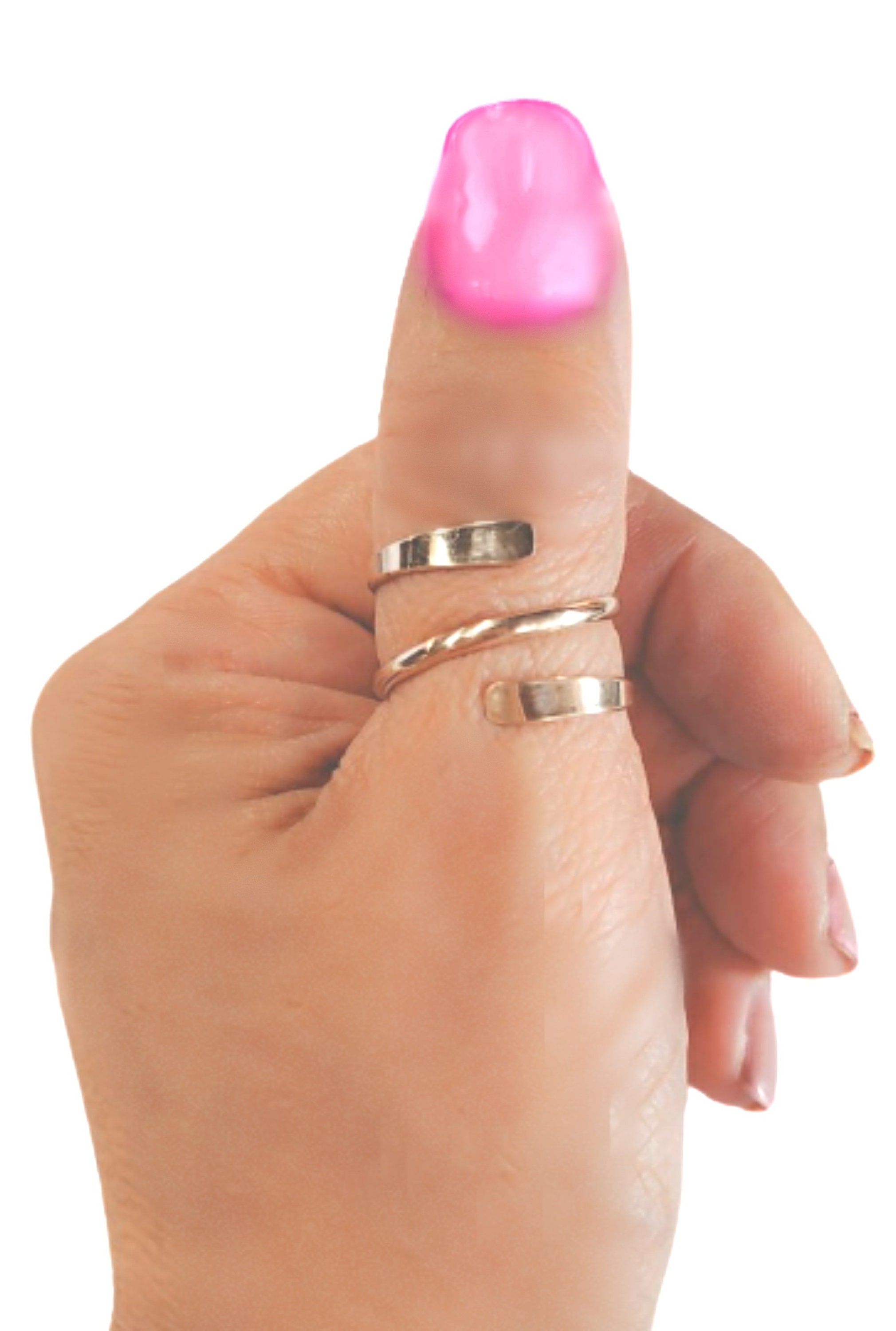 Adjustable Gold Thumb Ring Elegant Swirl Design for Women - Etsy