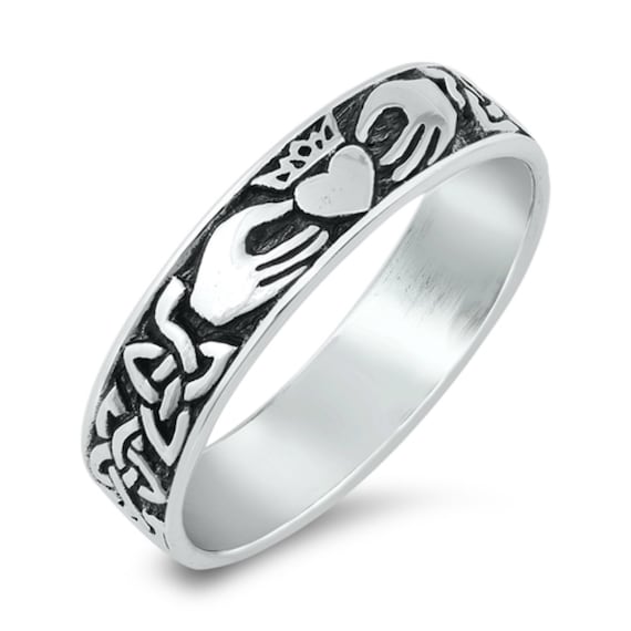 Claddagh thumb ring sale