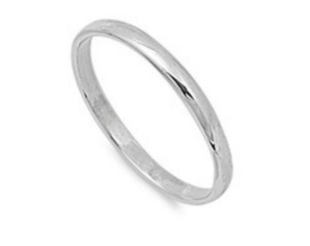 Elegant Sterling Silver Band Toe Ring - Minimalist Jewelry for Women and Teens