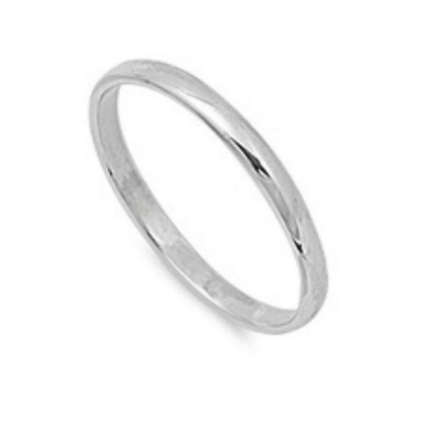 Elegant Sterling Silver Band Toe Ring - Minimalist Jewelry for Women and Teens