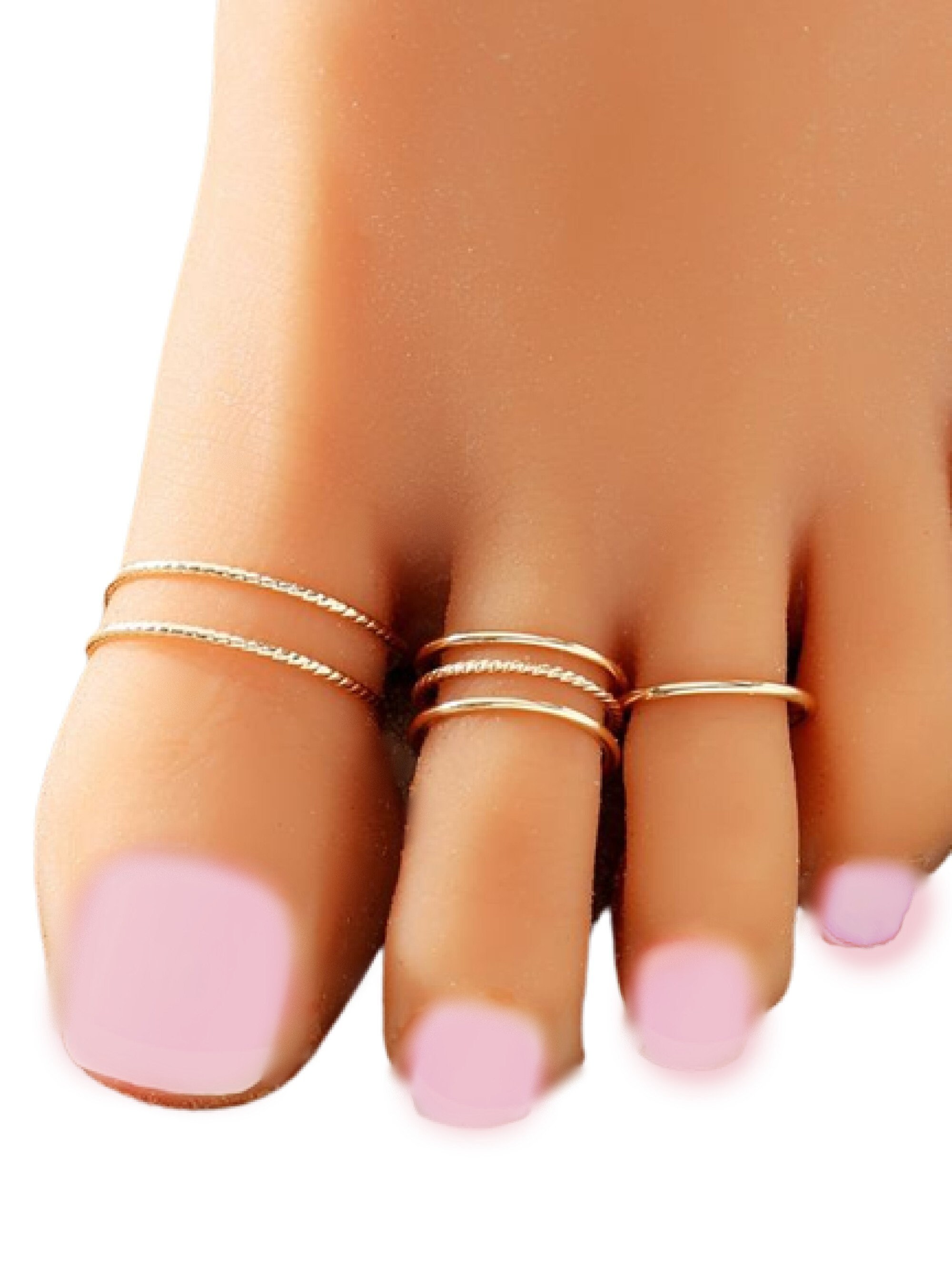 Gold toe-rings - ABDESIGNS - 3074988