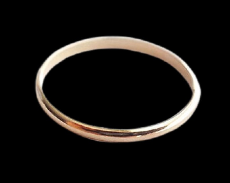 Thumb Ring Thin Gold Thumb Ring 14k Gold Filled Thin Etsy