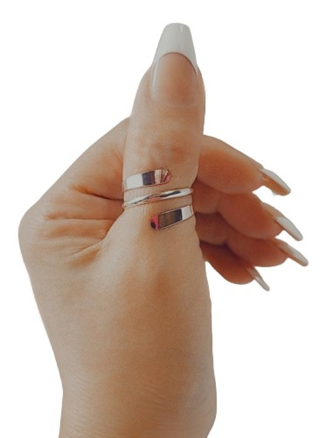Adjustable Vine Ring For Women - Thumb Ring, One Size Fits All - Gold Tone