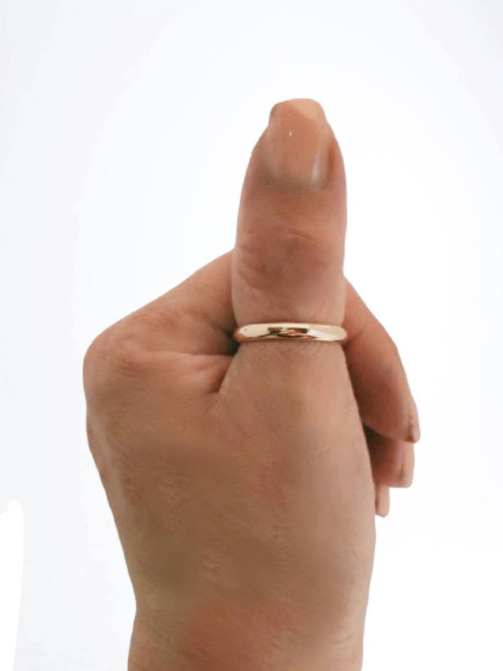 Wedding band on thumb deals