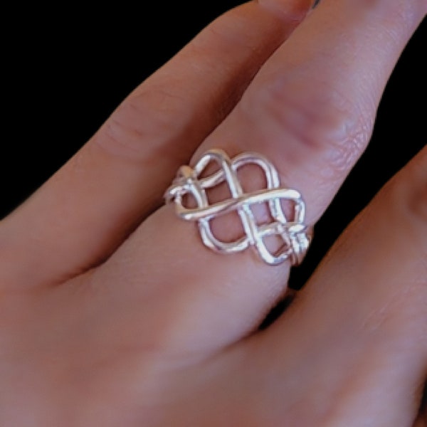 Sterling Puzzle Ring Etsy