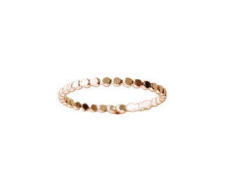 Delicate Gold Bead Toe Ring - Handcrafted Minimalist Jewelry