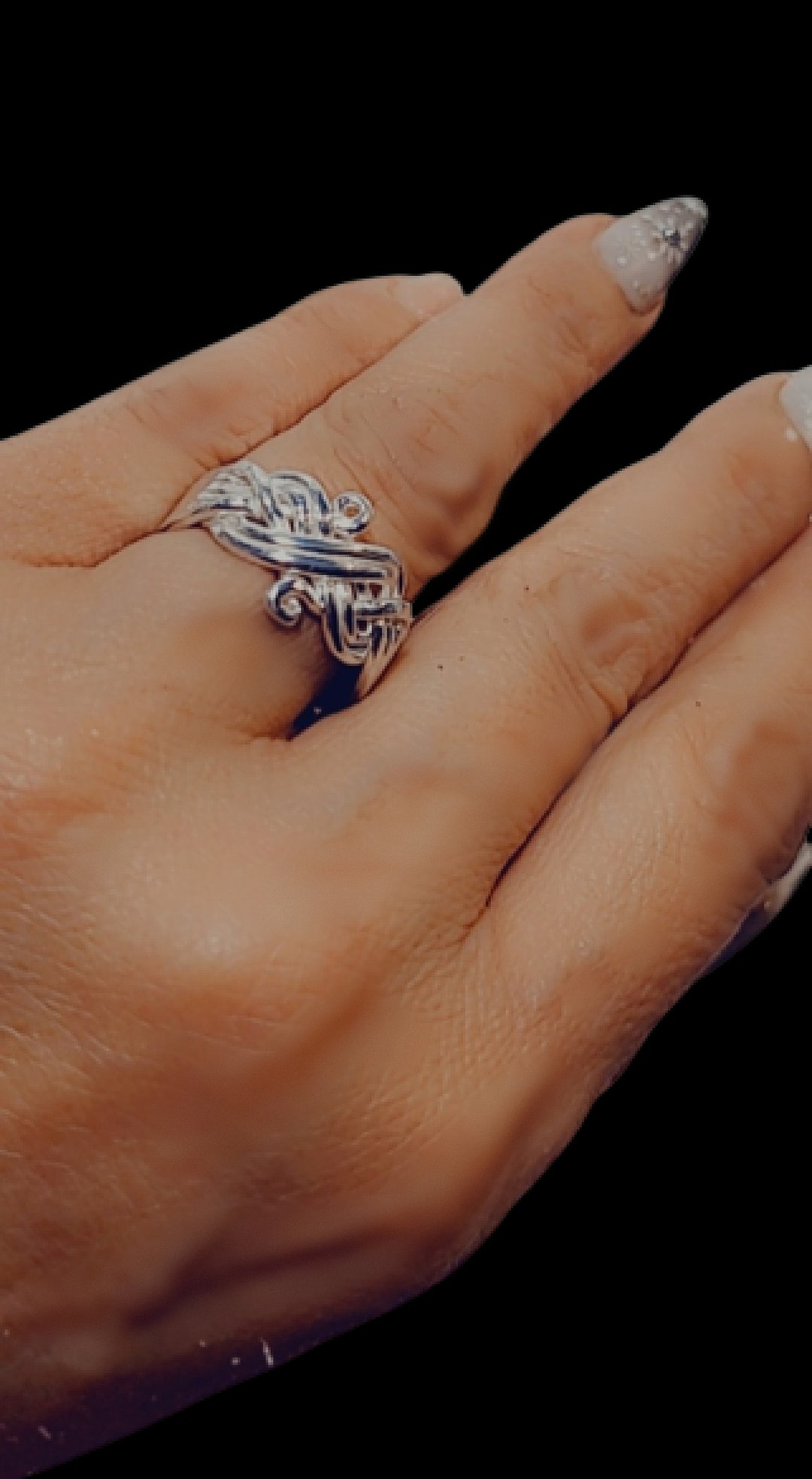 Sterling Silver Puzzle Ring Thumb Ring for Women 6 Piece Puzzle Ring Etsy