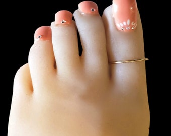 Delicate 14k Gold Filled Big Toe Ring - Simple and Stylish