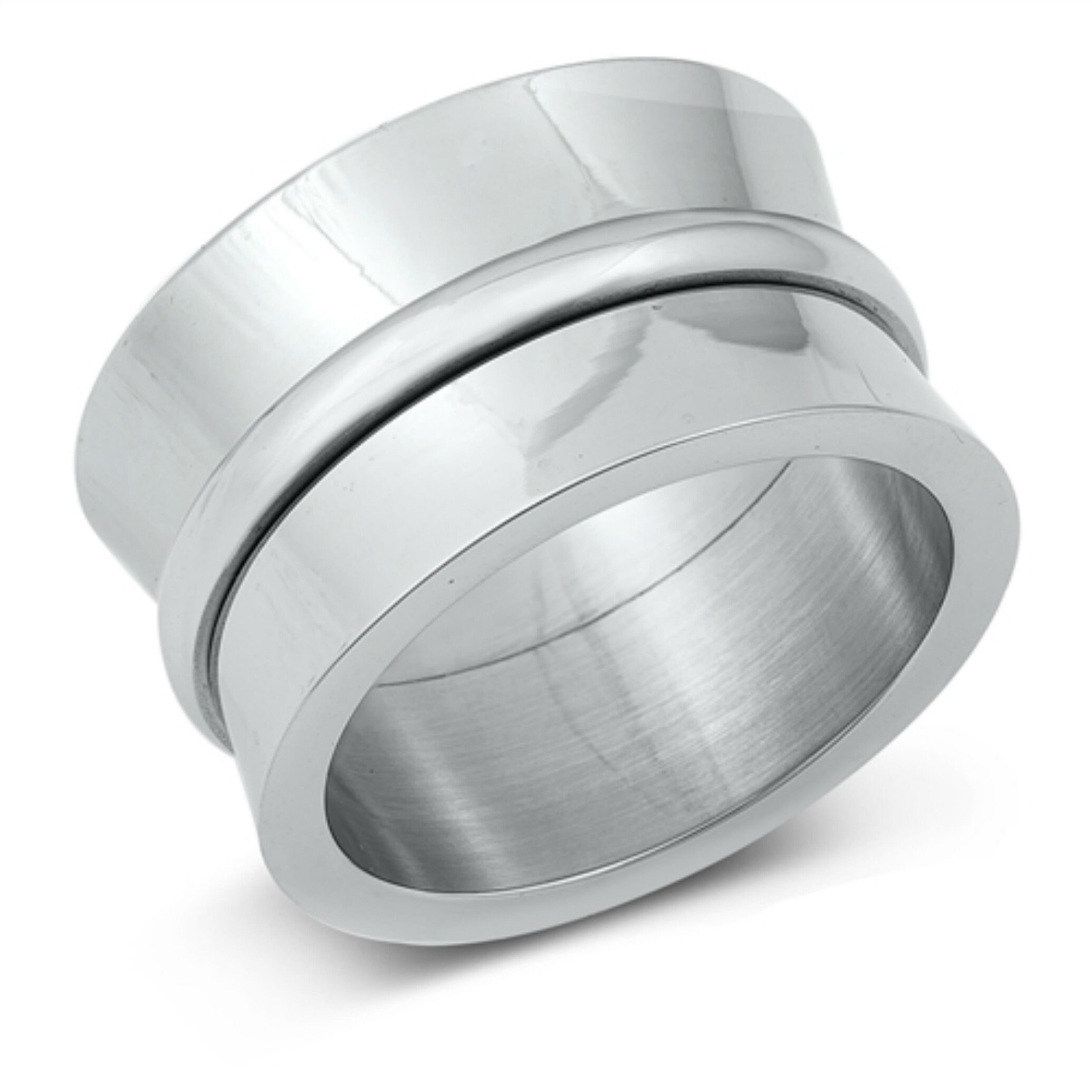 Ring for Men Silver Thumb Ring Stainless Steel Men's Etsy
