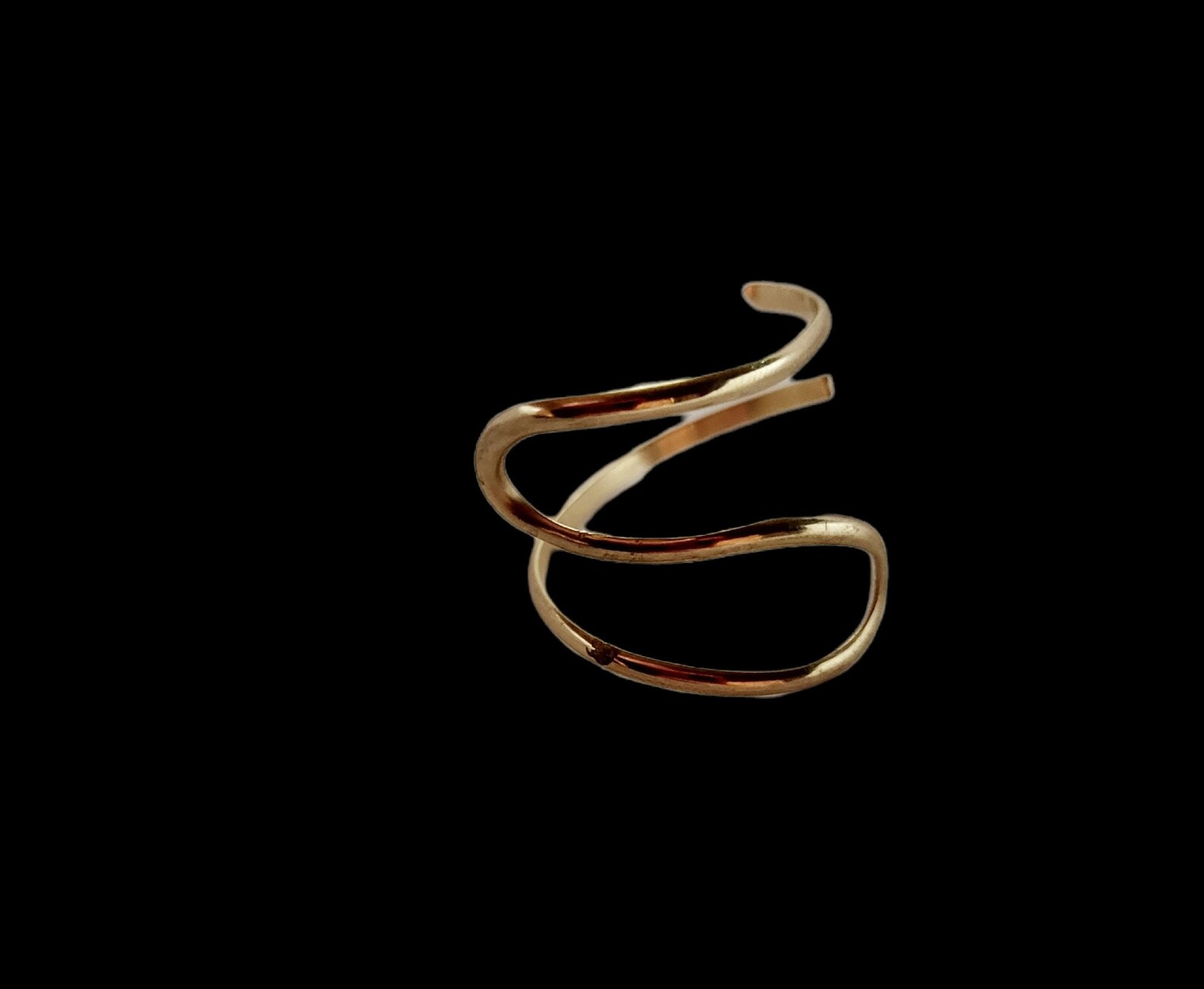 Big Toe Toe Ring 14k Gold Filled Swirl Big Toe Toe Ring Etsy