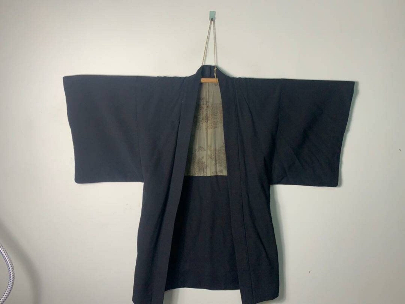 Japanese Black Silk Haori Montsuki Kimono Jacket Japan - Etsy